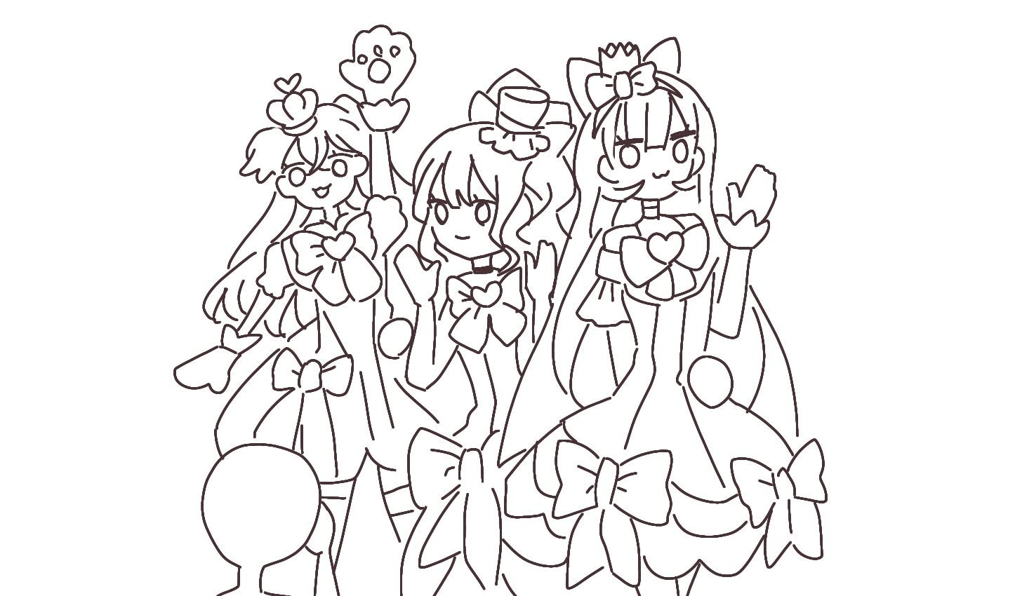 わんプリショー感激　近かった　いろさと手繋いでた